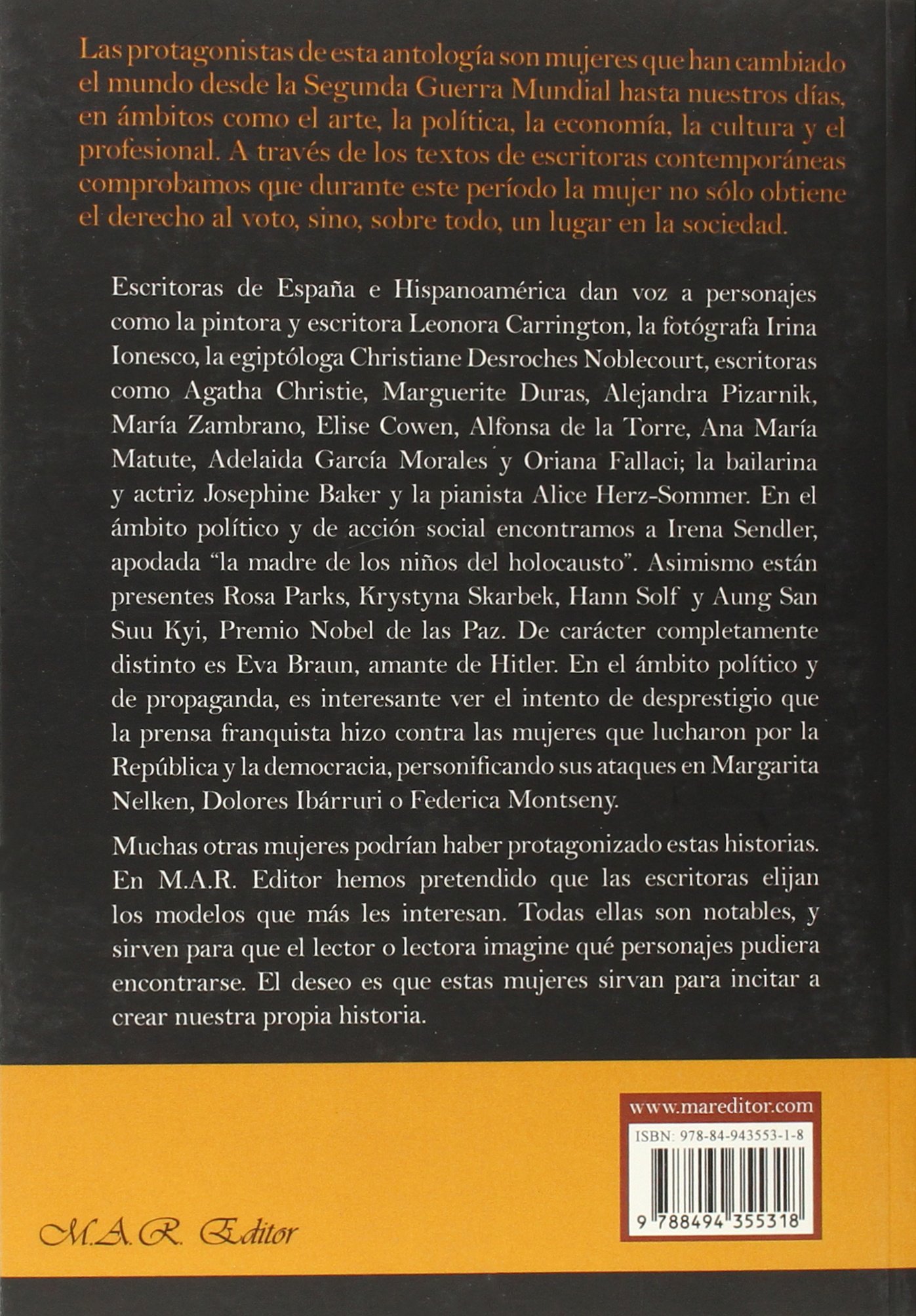 Mujeres en la historia 2 : desde 1940 : antología sobre mujeres