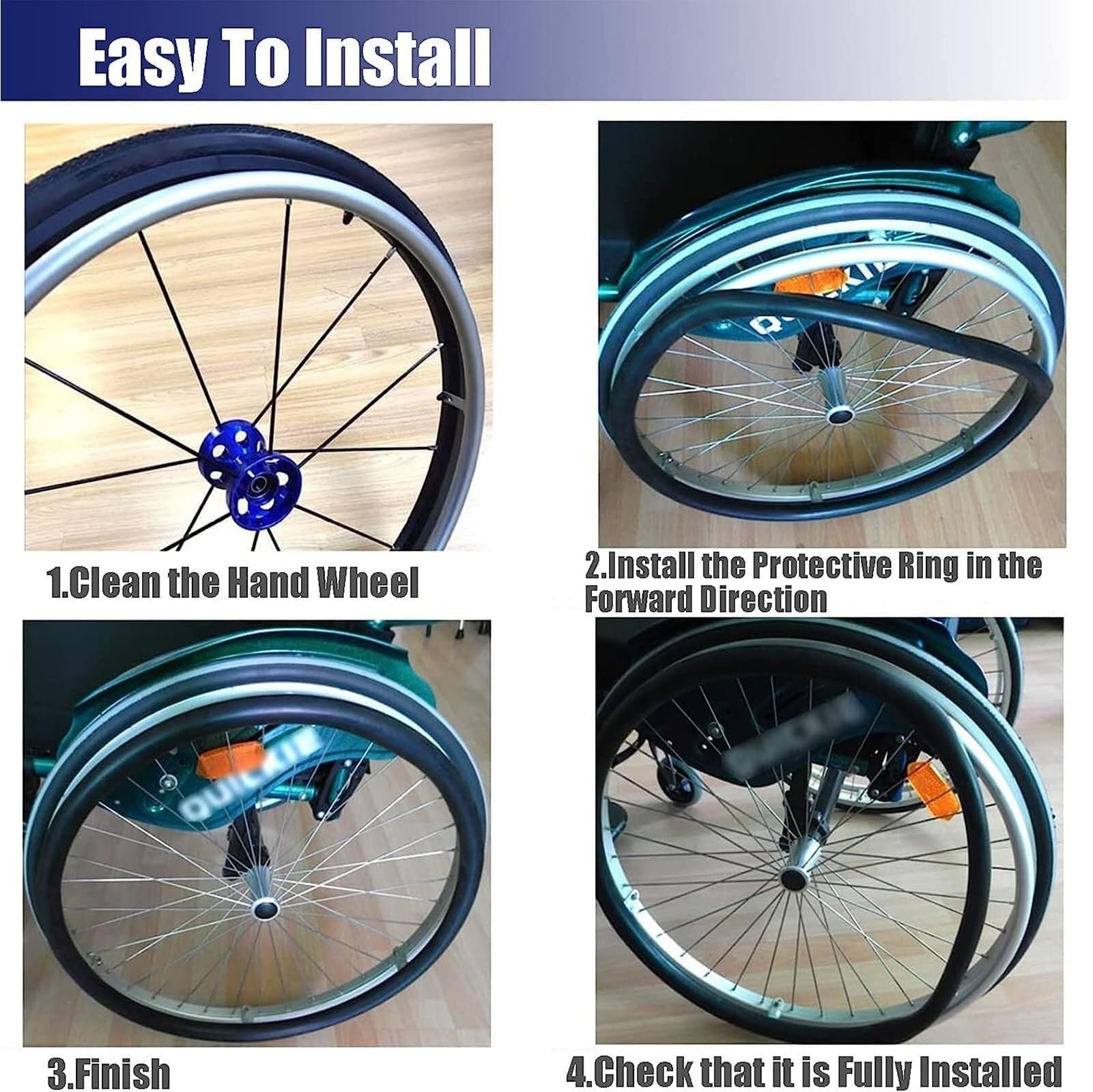 Fundas for aros de silla de ruedas, cubierta for silla de ruedas deportiva con rueda trasera de 24 pulgadas, elegante funda de silicona antideslizante resistente al desgaste, cubierta for aro de empuj