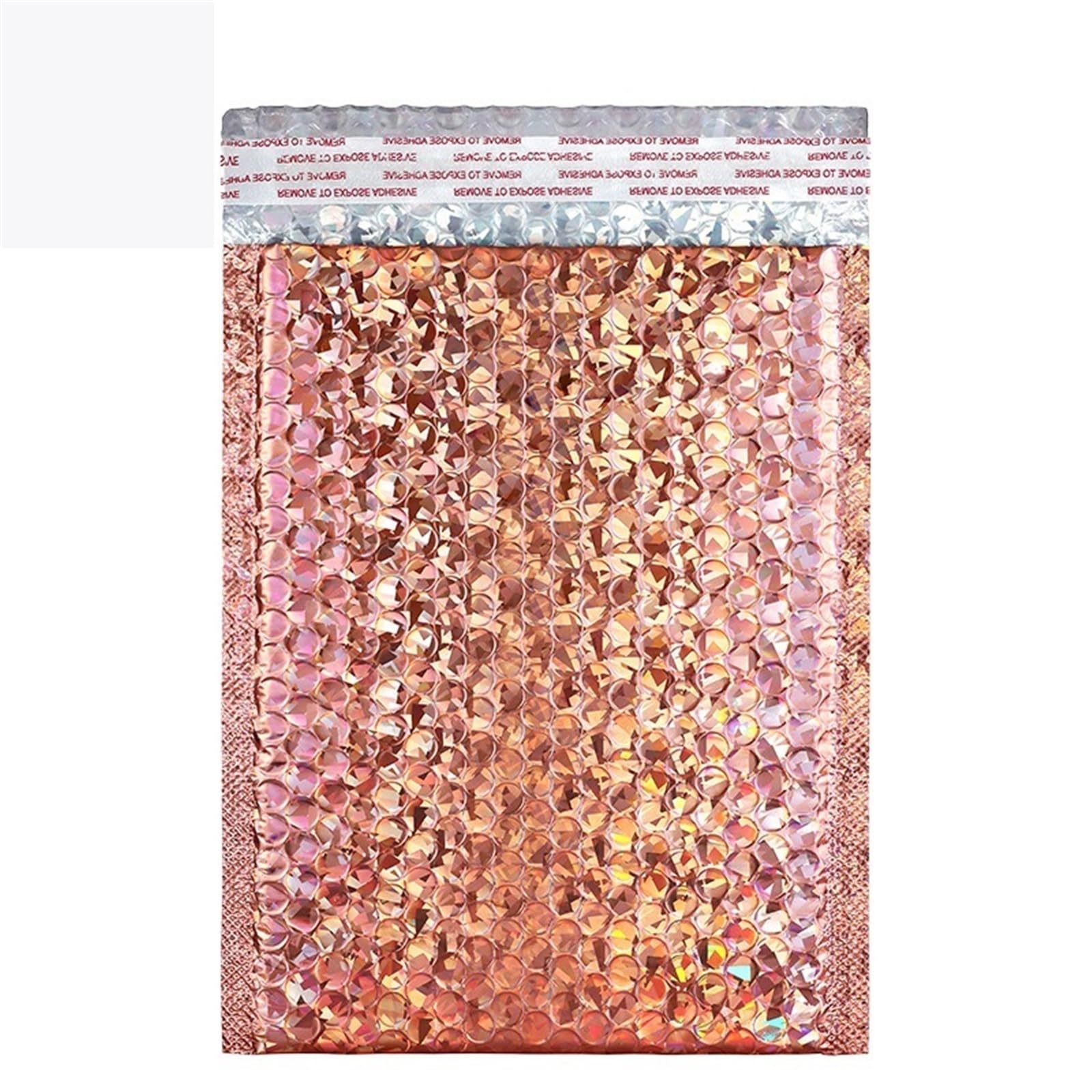 Luftpolstertaschen 100 Pcs Gift Envelopes Bags for Packaging Bubble Mailers Padded Envelopes Waterproof Packaging Bags Thicken Postage Bag FüR CDs & Schmuck & Kosmetik(Rose,18 * 23cm)