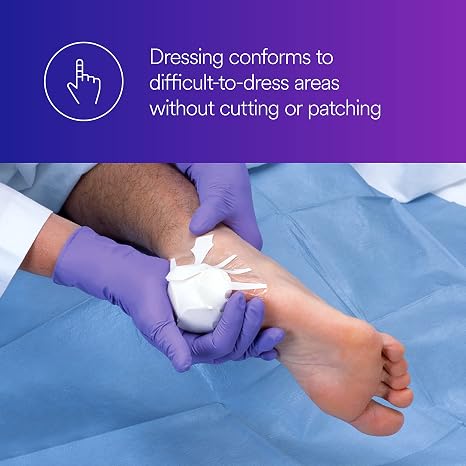 3MTM TegadermTM High Performance Foam Adhesive Dressing 90619, HeelDesign