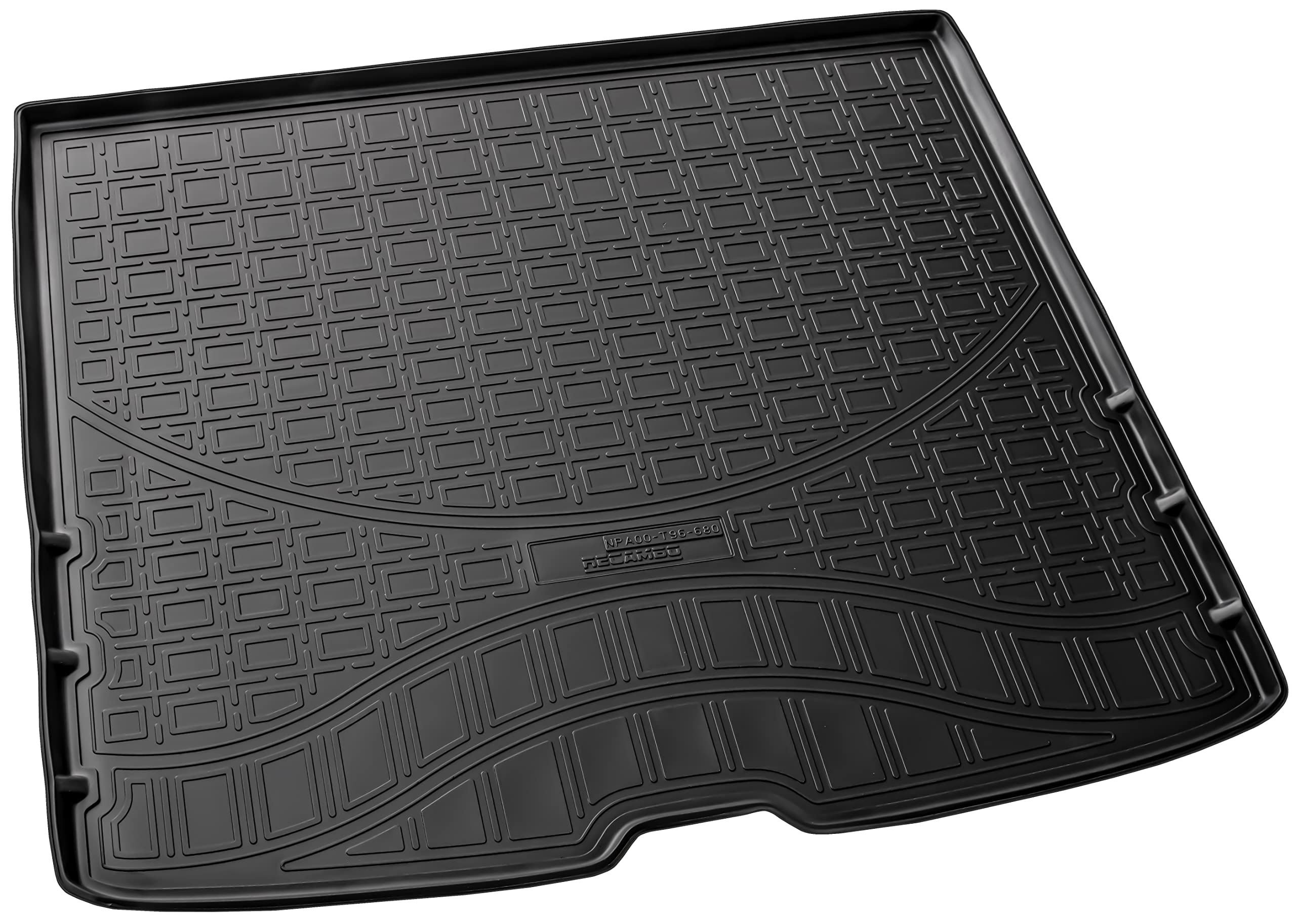 Recambo Alfombrilla de Goma para Maletero Apta para Volvo XC40 | Tipo 536 | a Partir de 2017 | Ajuste Borde