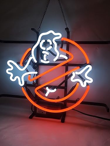 Miniatura 4 de Letreros de neón Cazafantasmas de vidrio real Luz de neón Cerveza Bar Pub Sala de Recreación Pared Ventanas Garaje Decoración Fiesta