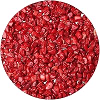 Vista 13 de LAIDANLA Cuentas de piedra de chip de jade blanco de 400 unidades, cuentas de piedra natural de 5 a 8 mm, piedras curativas irregulares de cristal