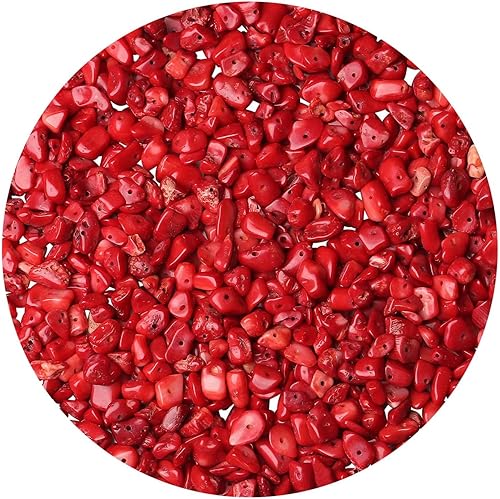 Miniatura 13 de LAIDANLA Cuentas de piedra de chip de jade blanco de 400 unidades, cuentas de piedra natural de 5 a 8 mm, piedras curativas irregulares de cristal