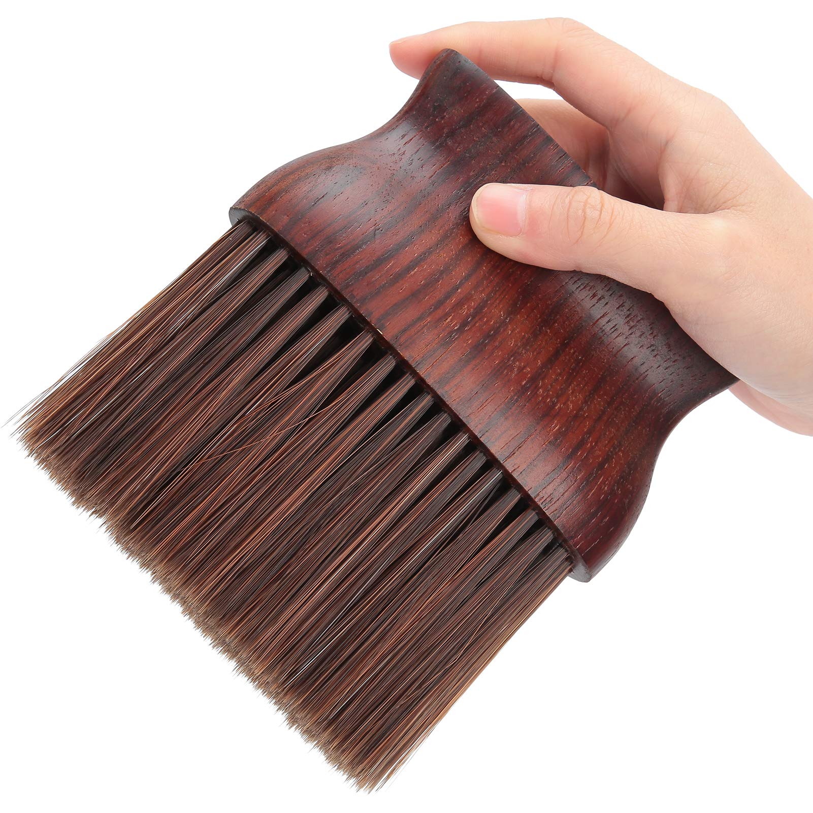Friseur Nackenbürste Aus Massivholz – Mit Nylon-Borsten, Zum Schnellen Entfernen Von Haaren Nach Dem Schneiden
