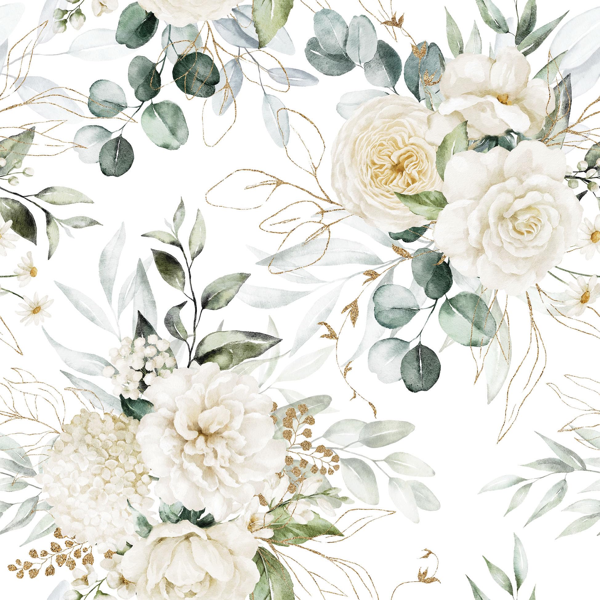 Christmas Paper Napkins - Spruce And Eucalyptus – Laura Stoddart Illustrator - View #4