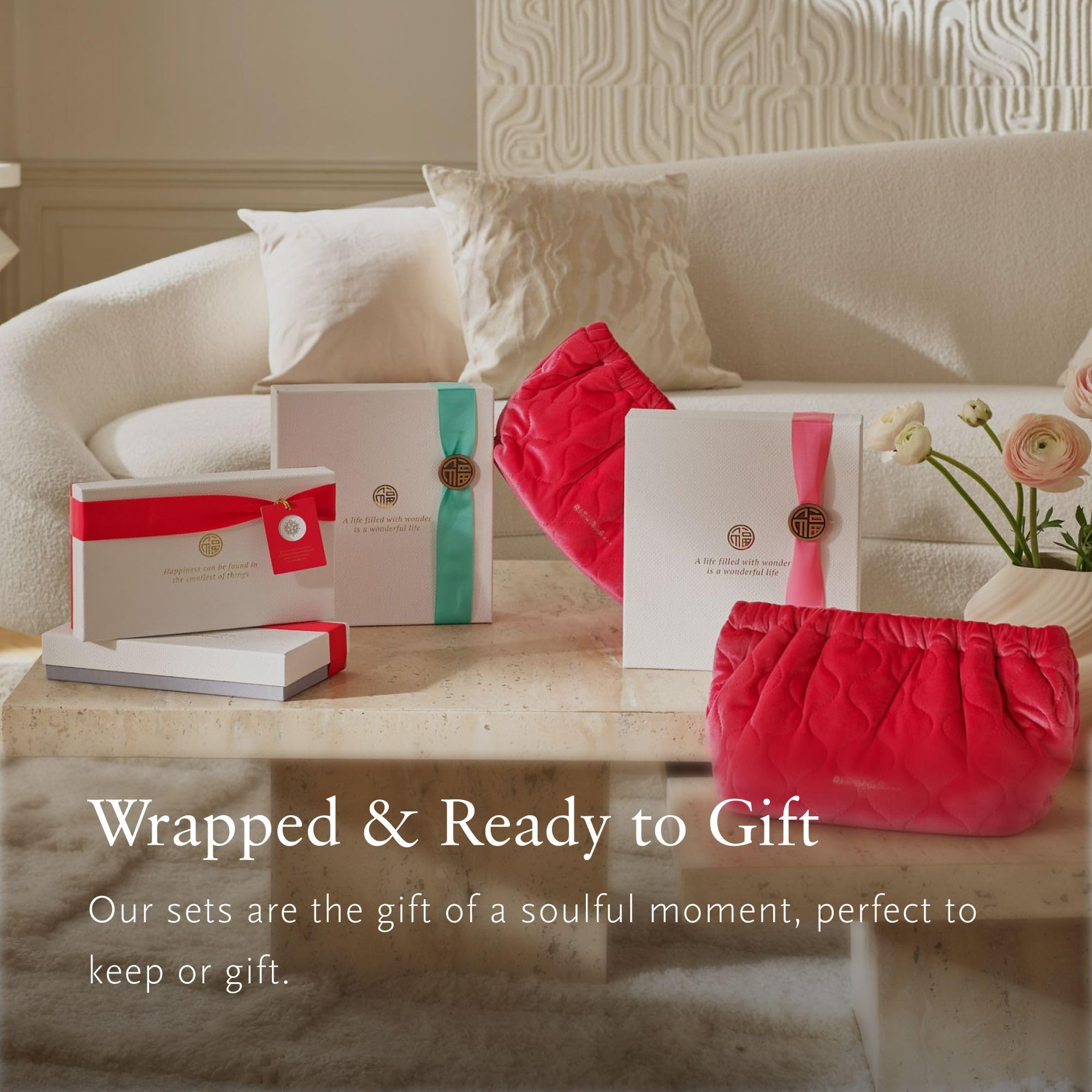 RITUALS Le Ritual of Ayurveda Coffret Cadeau Petit Coffret Cadeau avec Produits de Soins Personnels avec Rose Indienne et Huile d'amande Douce - Parfum Équilibre