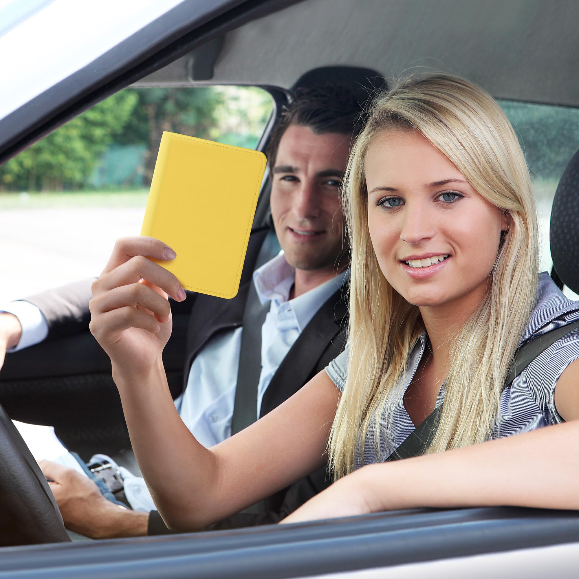 Custodia Neoprene Per Libretto Auto - Portadocumenti Con Patente E Tessere, Nero - Foto 11