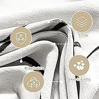 Vista 3 de MEETSKY Funda de sofá para sofá de cojines, protector de muebles de sofá, fundas de sofá de chenilla, fundas de sofá seccional para mascotas, funda