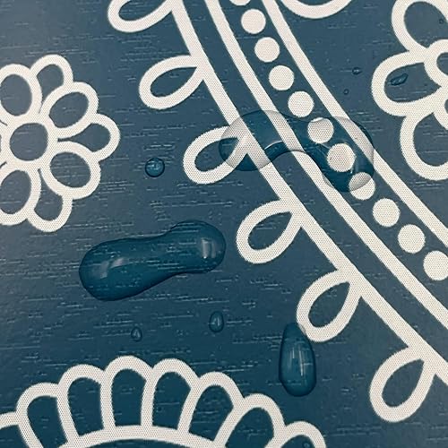 Miniatura 6 de Yifely Revestimiento autoadhesivo para estantes, papel extraíble para cubrir cajones de estanterías de casas de alquiler, cachemira vintage, 17.7