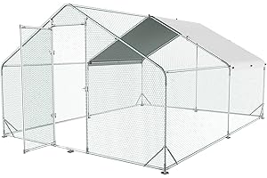 Walk-in Metal Chicken Coop Runs for Sale