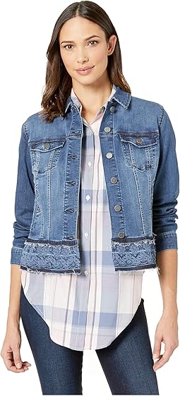 matix denim jacket