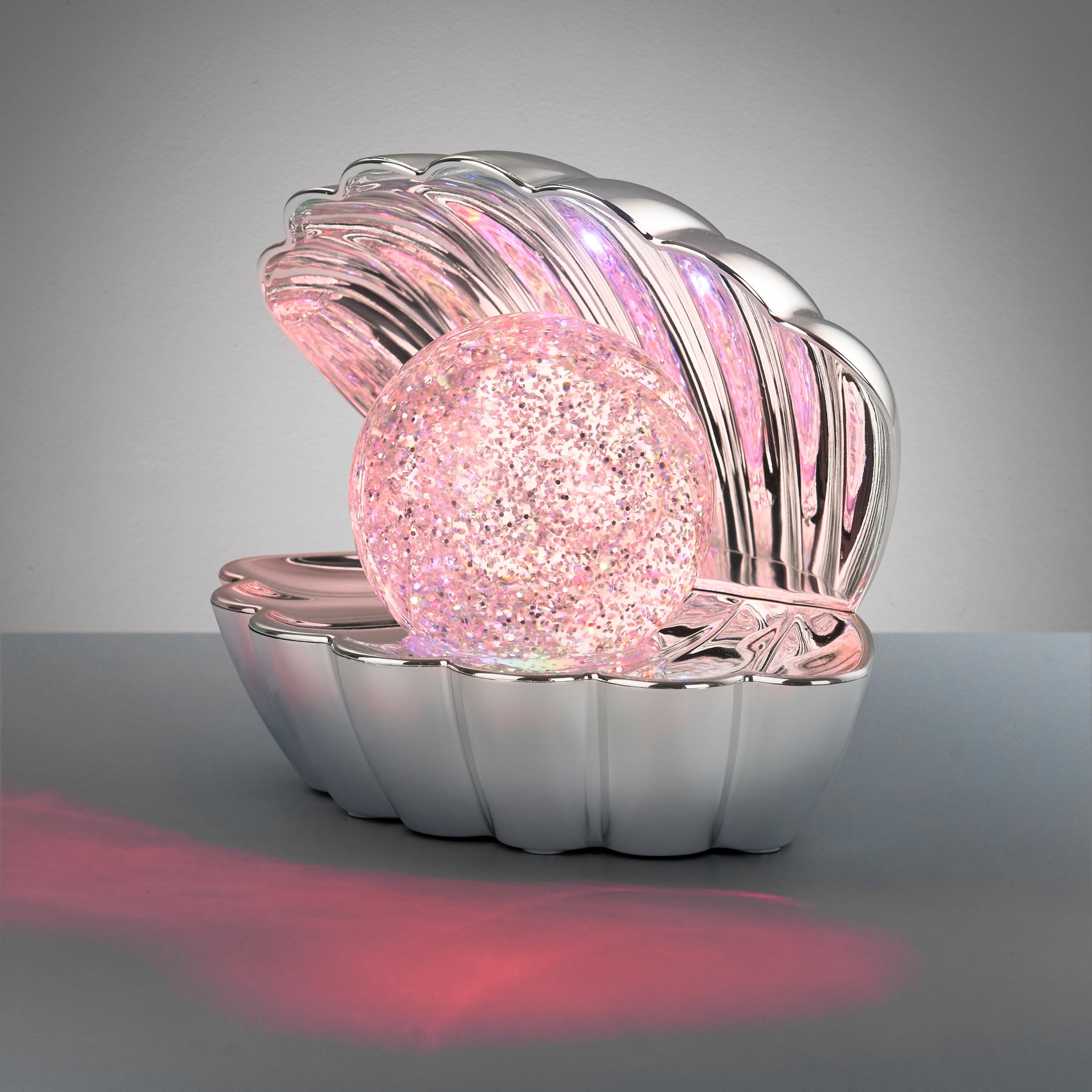 Reality Leuchten Tischleuchte Shelly R57731106, Kunststoff Chrom, 0.8 Watt LED, Farbwechsel