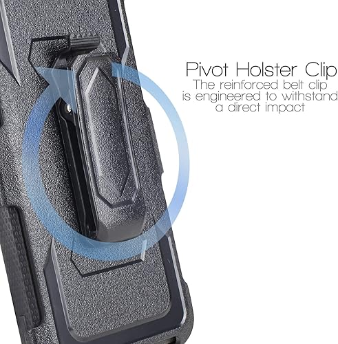 Miniatura 2 de Jackpot - Funda con clip para cinturón, compatible con Samsung Galaxy A51, funda inalámbrica incorporada protector de pantalla funda resistente para