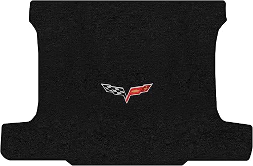 Lloyd Mats Tapetes alfombrados a medida, revestimientos de lujo de primera calidad para Corvette C6 Coupé 2005-2013, tapete de carga color carbón