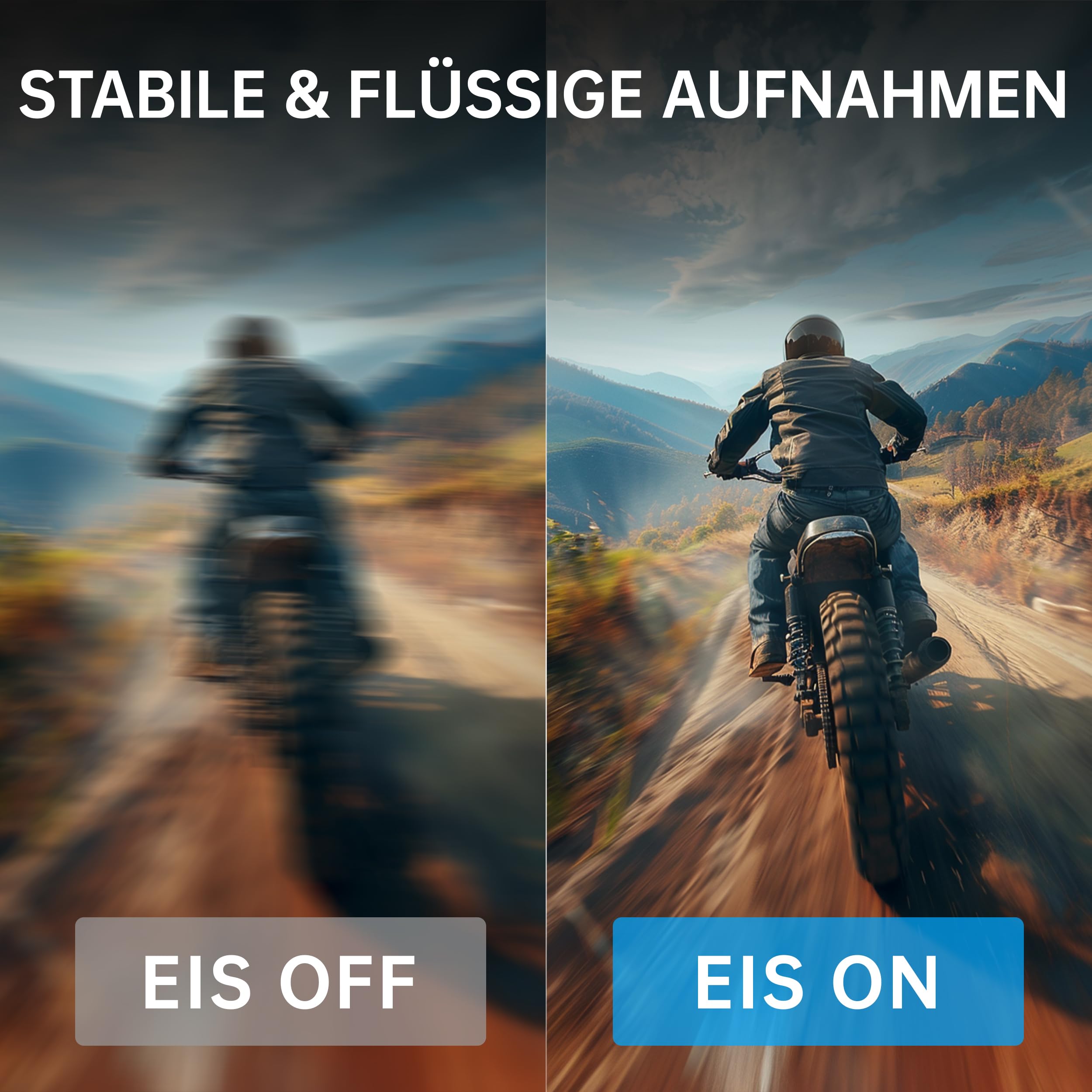 Action Cam 4K 60FPS 40M Unterwasserkamera 30MP HD Wasserdicht EIS Touchscreen 64GB Karte 2.4G Fernbedienung