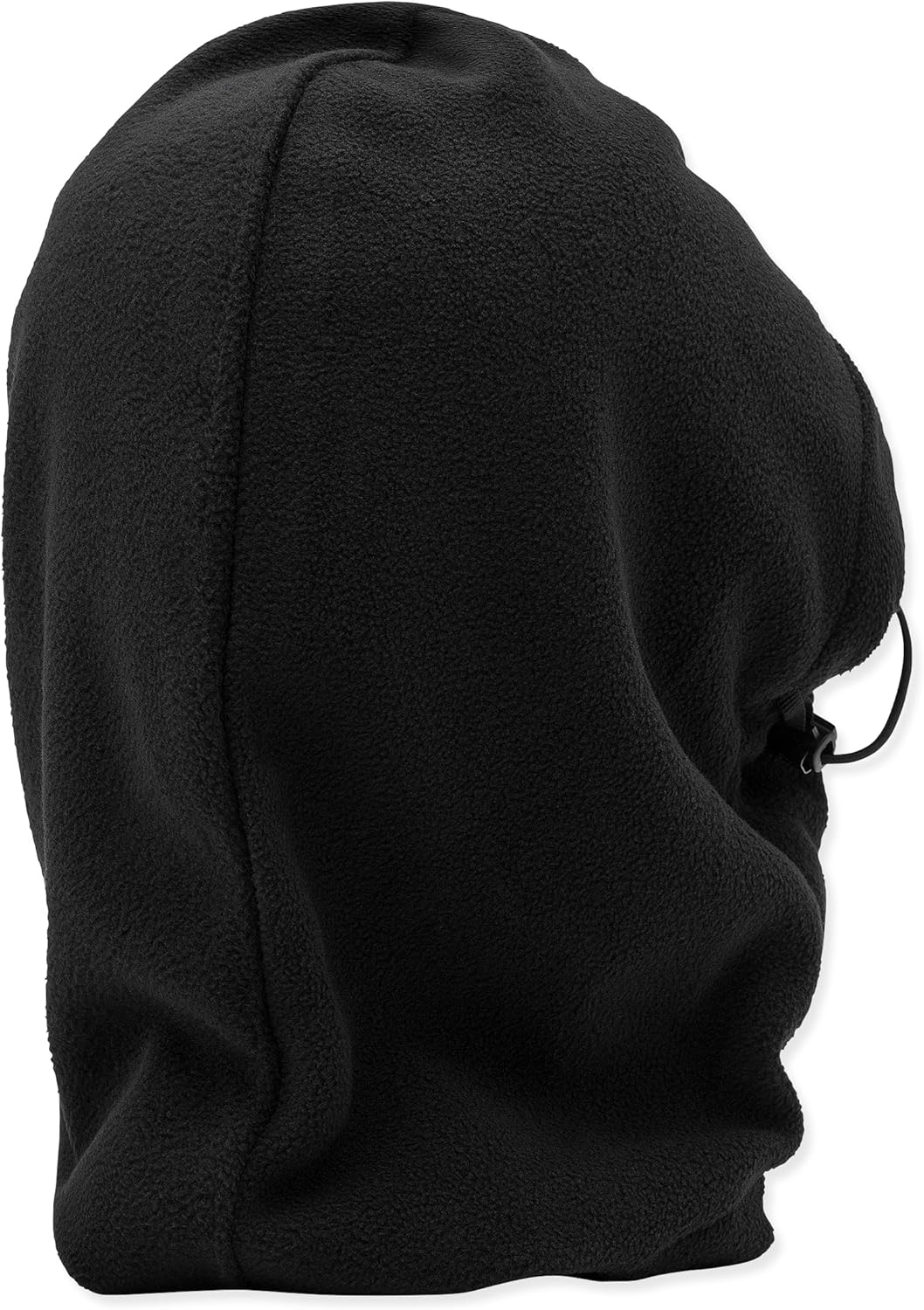 Volcom Men's Travelin Hood Thingy – Polar Fleece Neck Warmer Hood Adjustable Cinch, Black, One Size - Image 4