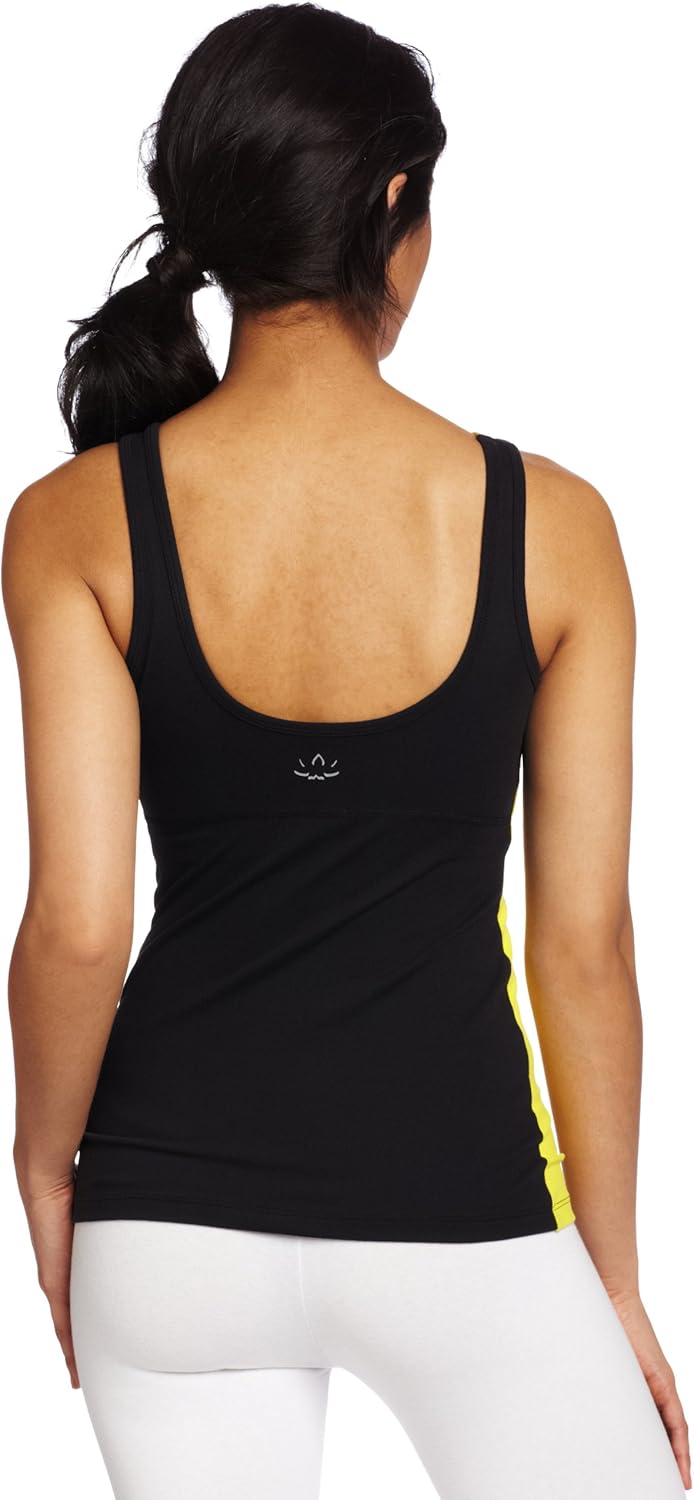 Beyond Yoga Asymmetric Two Tone Tank