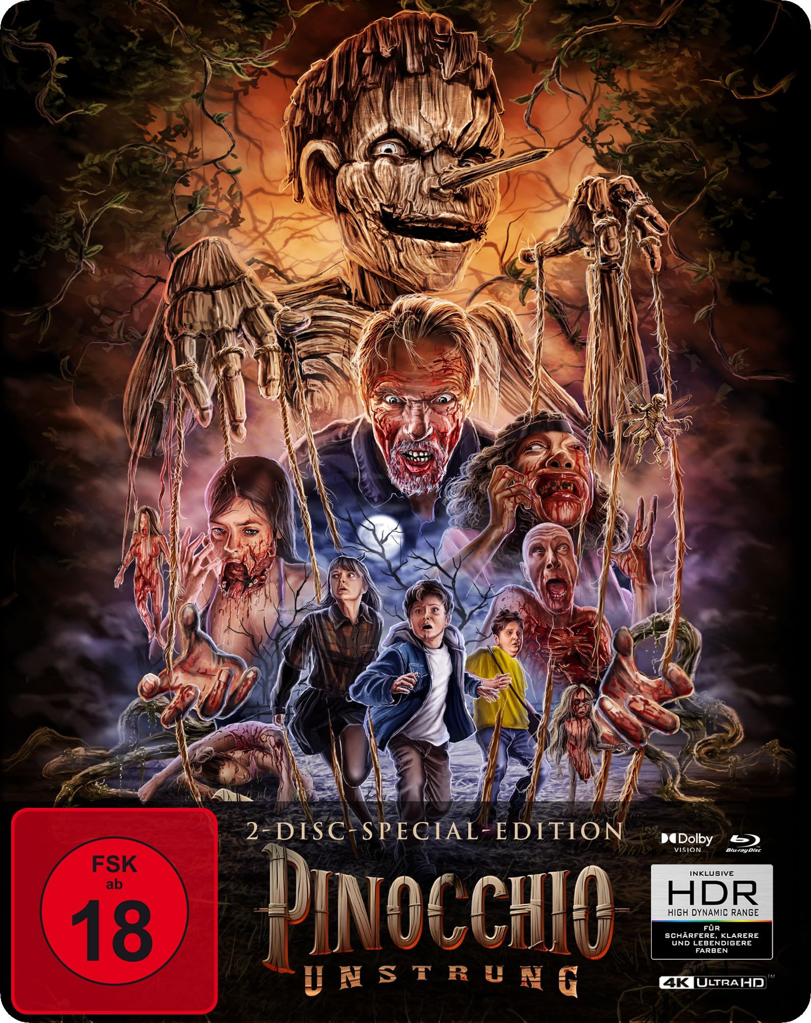 Pinocchio Unstrung Steelcase 4K-UHD+Blu-ray
