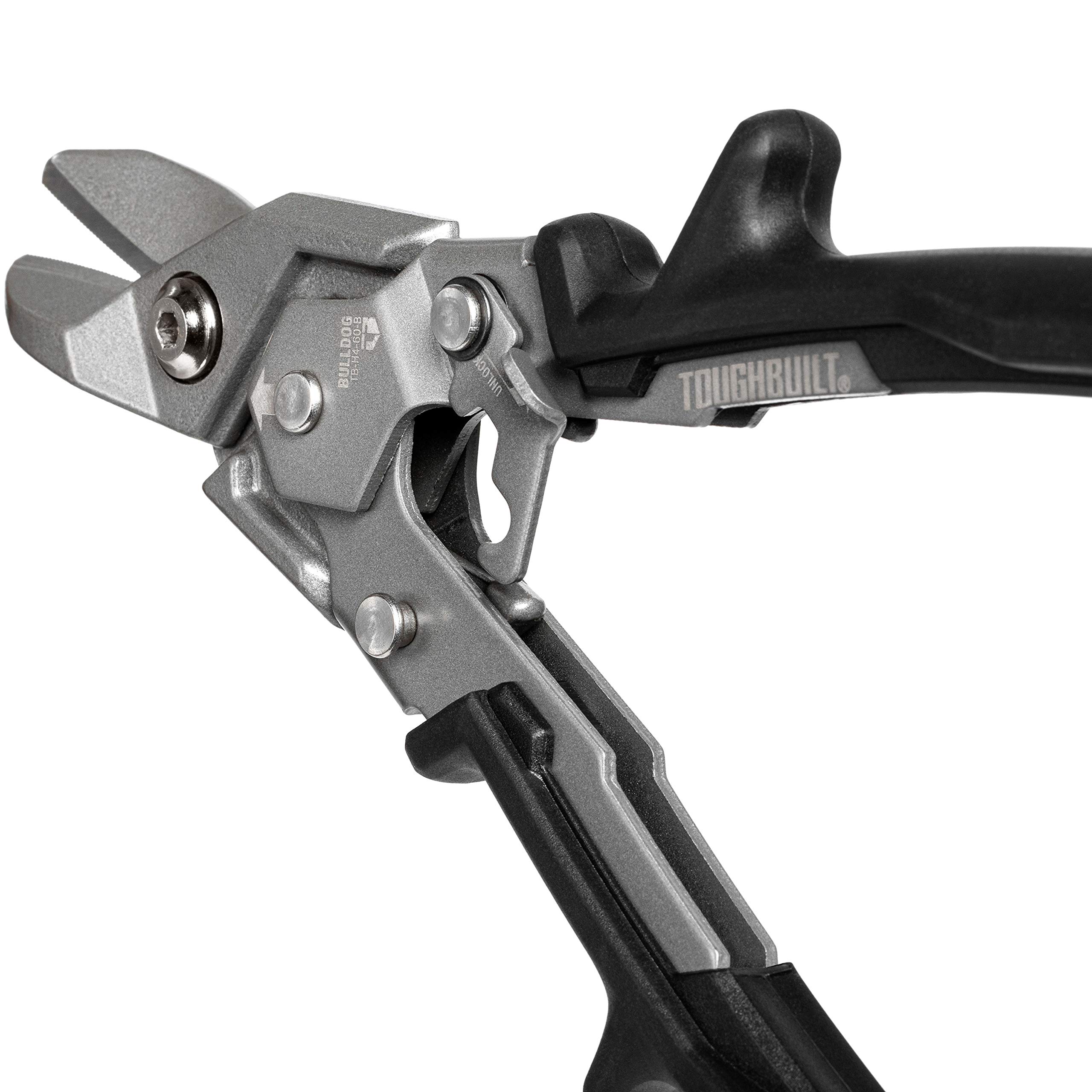 ToughBuilt - Bulldog Cut Luftfahrtschere - Einhandverriegelung - (TB-H4-60-B)