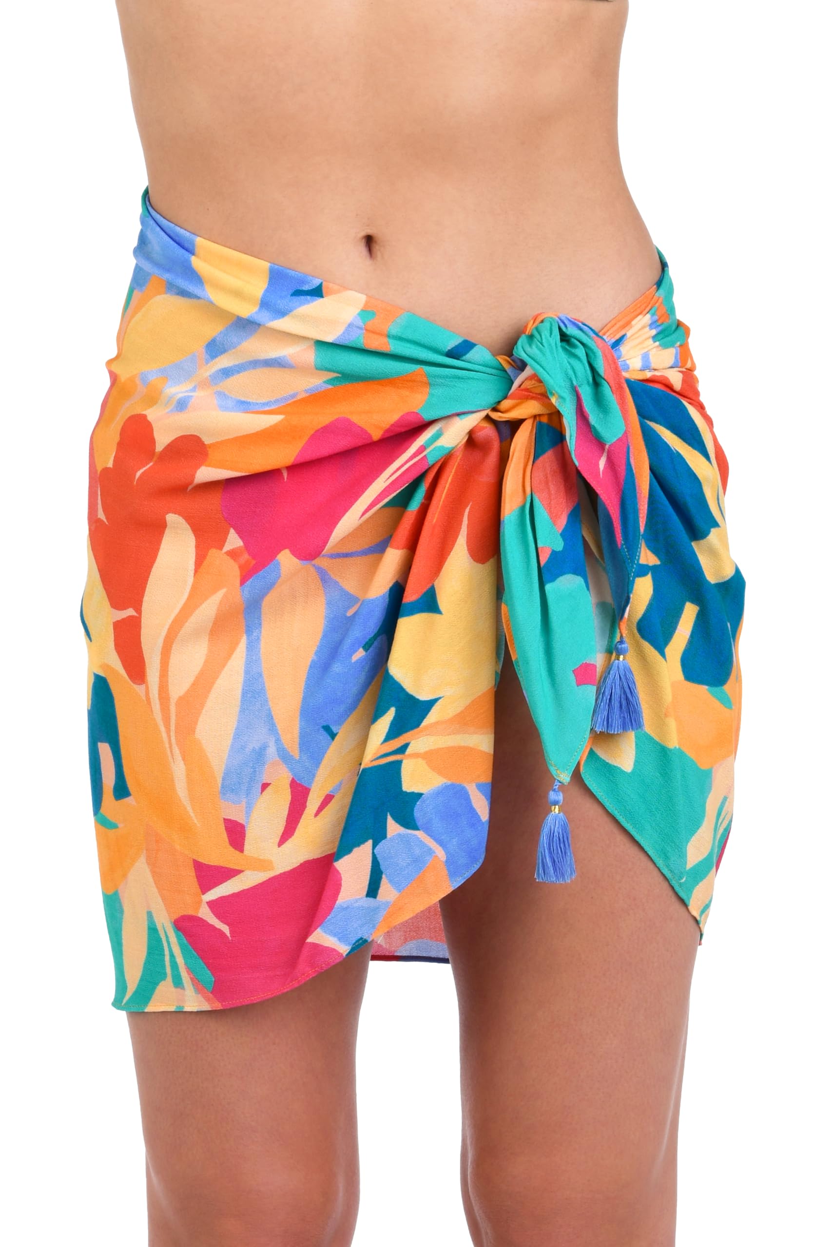 La Blanca Women's Pareo Wrap Swimsuit Cover Up