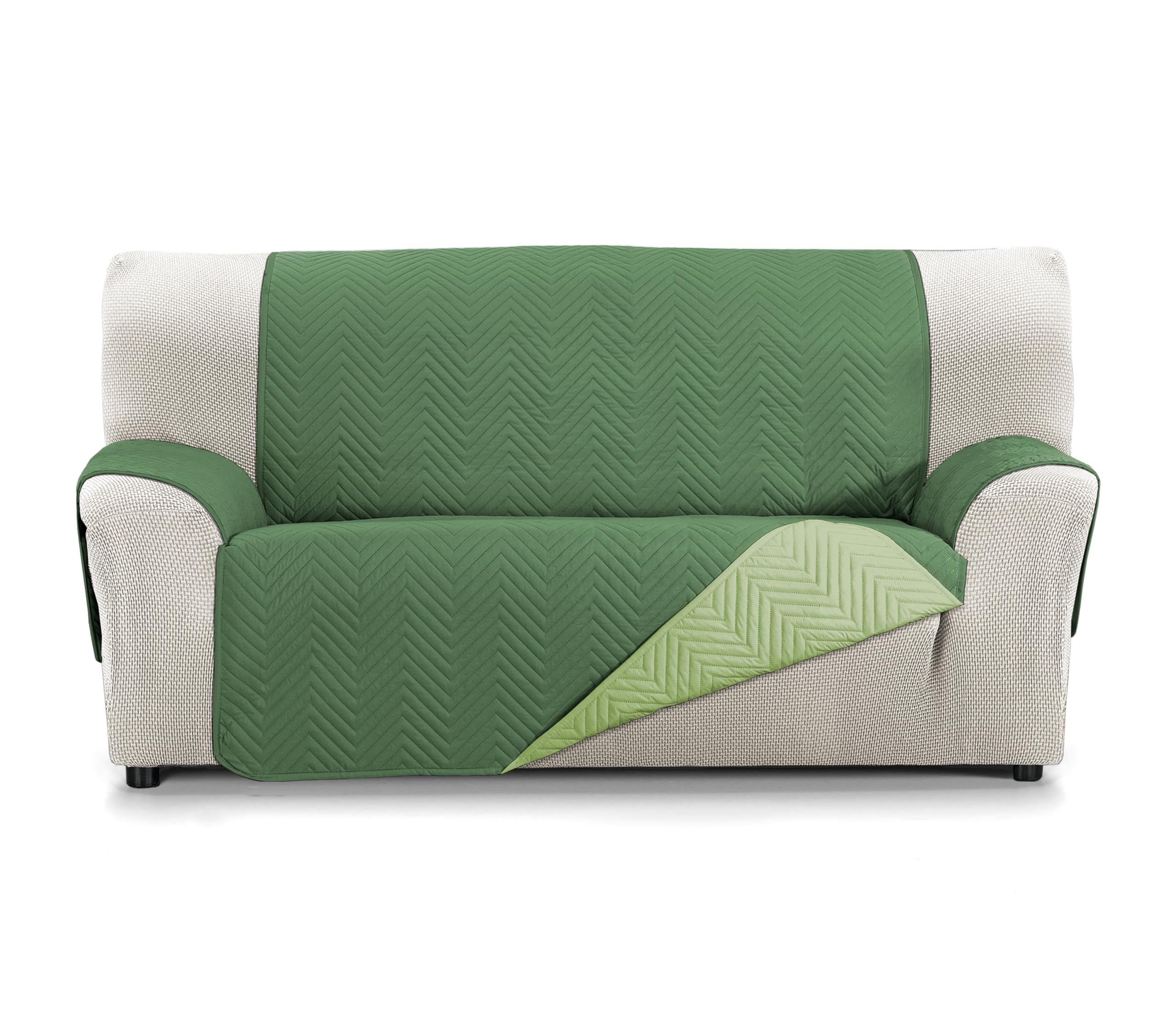 Martina Home Milano 3 Seater Sofa Cover Green/Bottle