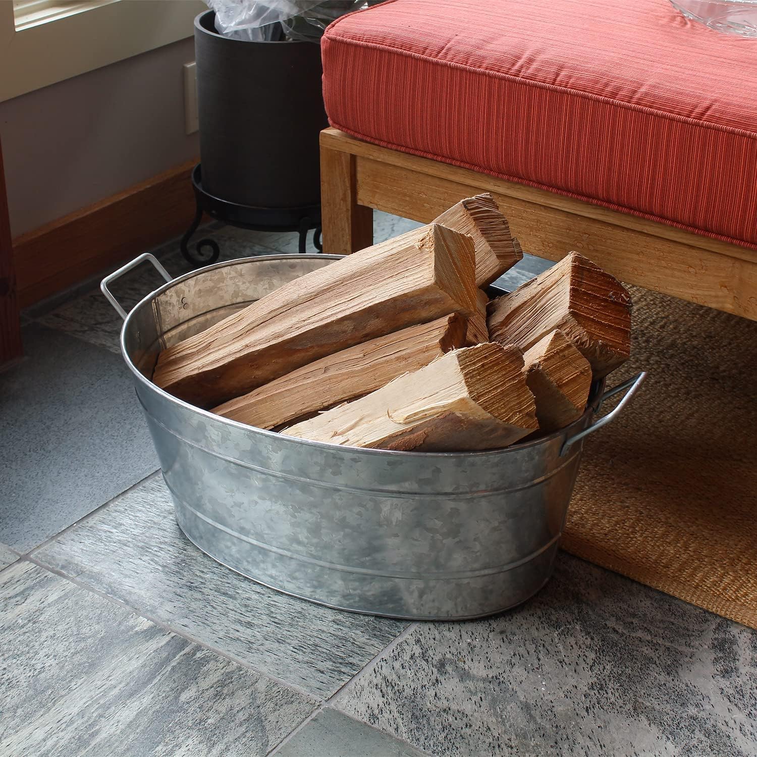 - Metal Storage Farm Tub Design, A Thousand Uses! Reminiscent Of Cows And General Stores, These Tubs Can Even Bring A Rustic Charm To The Most Urban Gardens. Made Of Galvanized Steel,