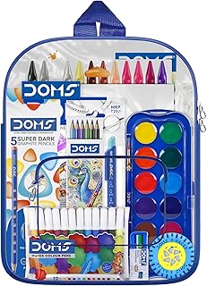 Doms Smart Kit | Comes With Transparent Zipper Bag | Perfect Value Pack | Kit For School Essentials | Gifting Range For Ki