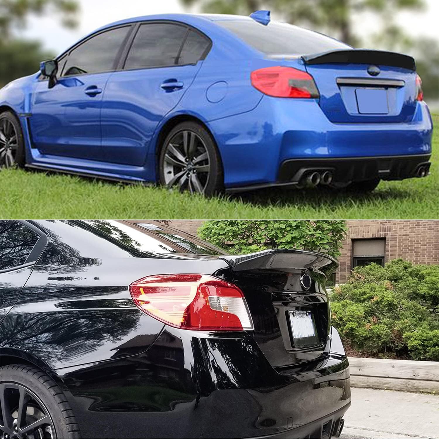 for Subaru WRX/WRX STI 2015-2021 Carbon Fiber Black Rear Trunk Spoiler Wing 1pcs Car Accessories
