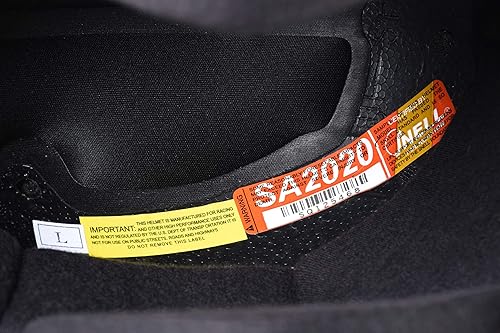 Miniatura 6 de Conquer Casco de carreras automáticas de fibra de carbono Snell SA2020