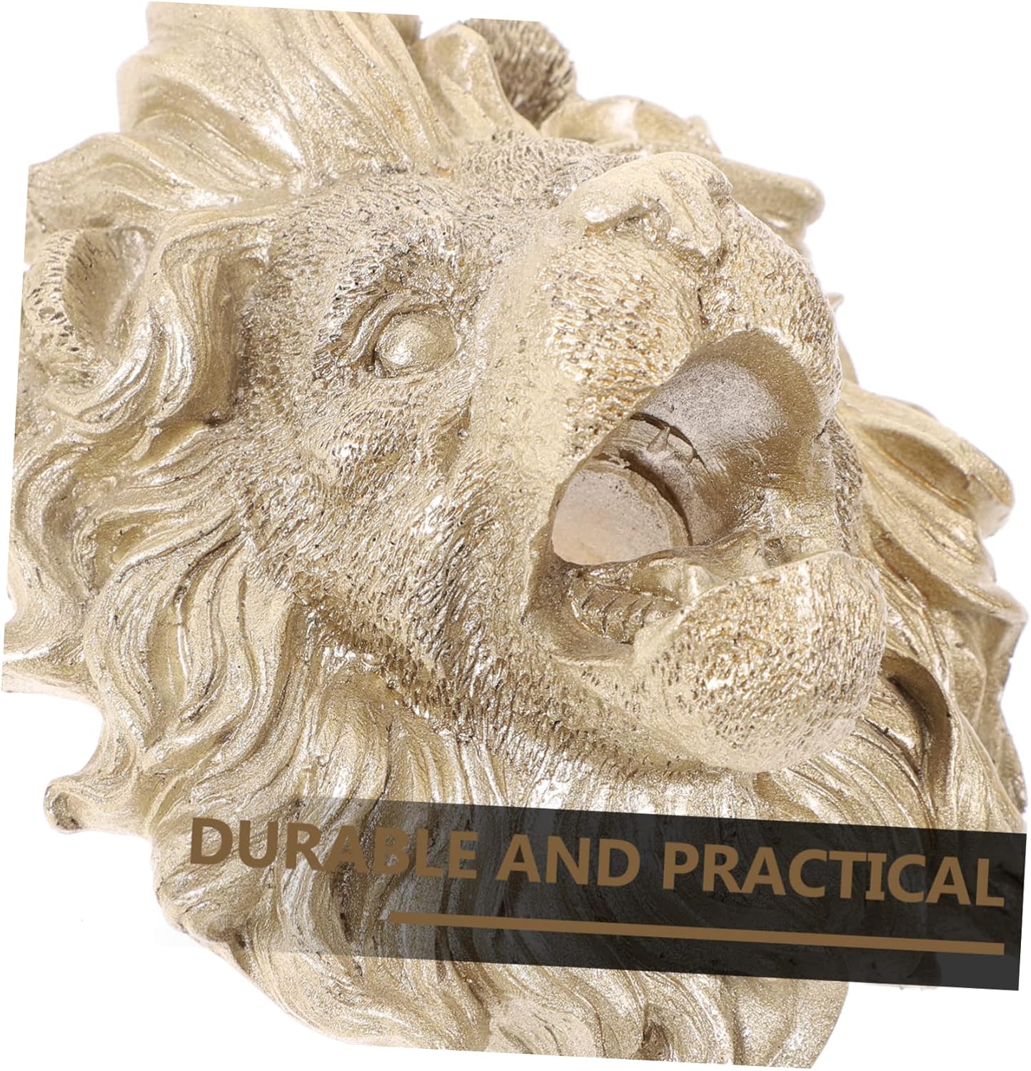 Outdoor Wall Decor Lion Head Water Fountain Nozzle Yard Garden Ornament Sturdy Wall Mount Nozzle