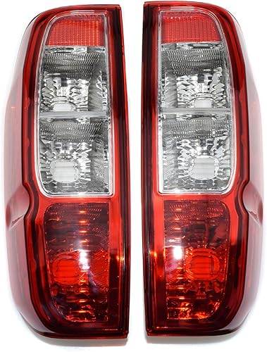 Miniatura 6 de Cubierta de la lámpara de la luz trasera trasera izquierda y derecha trasera para Nissan D40 Navara Frontier Pickup 2005-2012