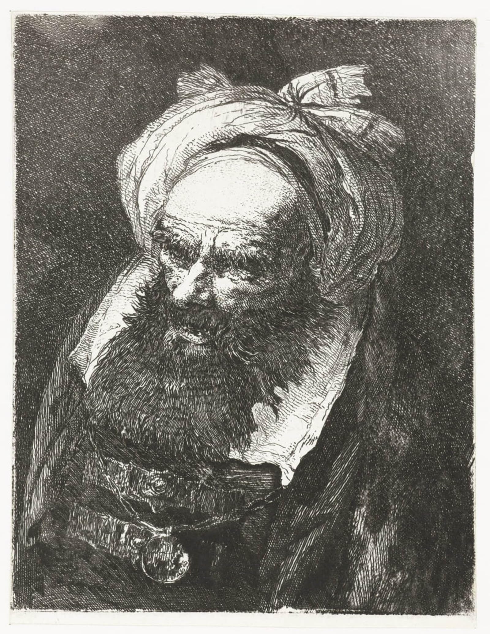 POSTERIIk Famous Print Pop Art Wall Art Graffiti Old Man by Domenico Tiepolo Art Prints for Home Decor 60x90cm