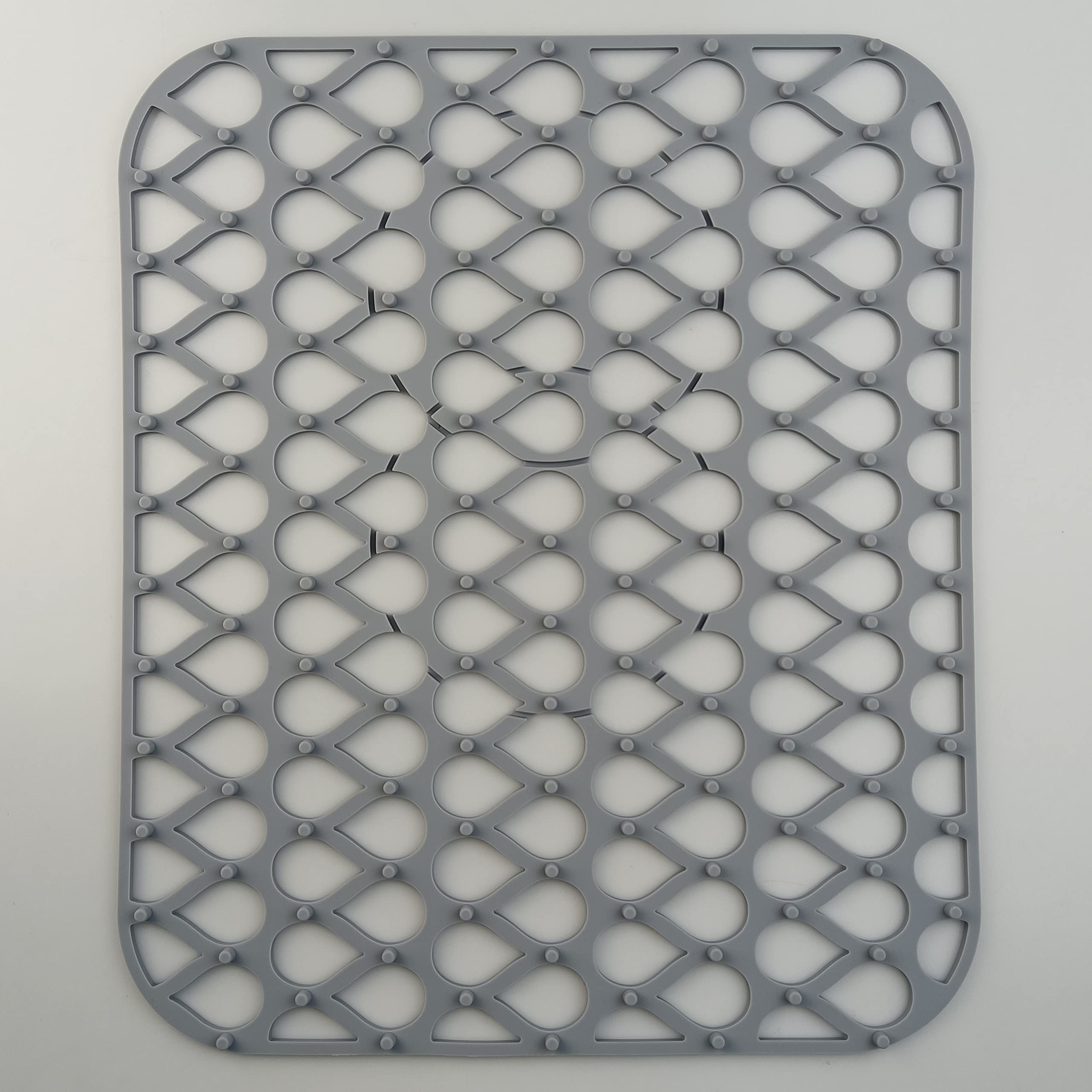 Silikon-Spülbeckenmatten, 2 Stück – Rutschfester Schutz Für Edelstahl-Spülen, 34 X 29 Cm