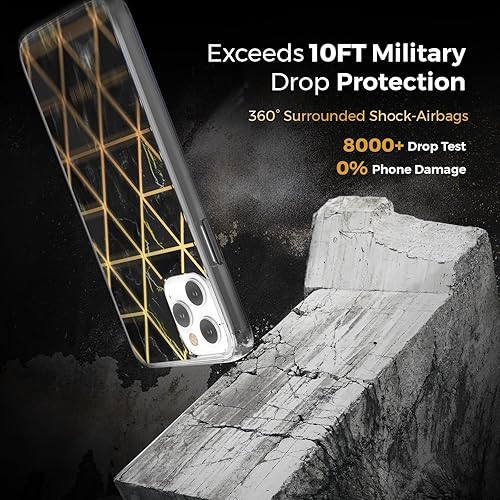 Miniatura 5 de MOTIVE Funda transparente para iPhone 13 Pro Max, nunca amarillenta delgada a prueba de golpes, funda protectora para iPhone 13 Pro Max de 6.7