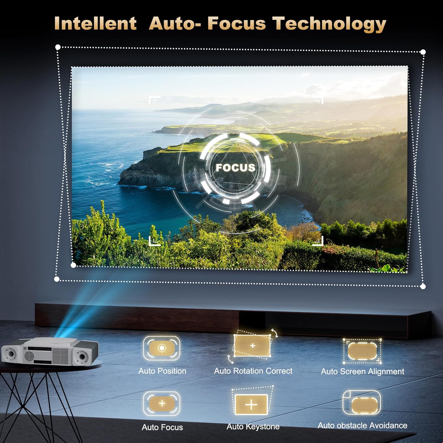 Projector's Intelligent Auto-Focus Technology