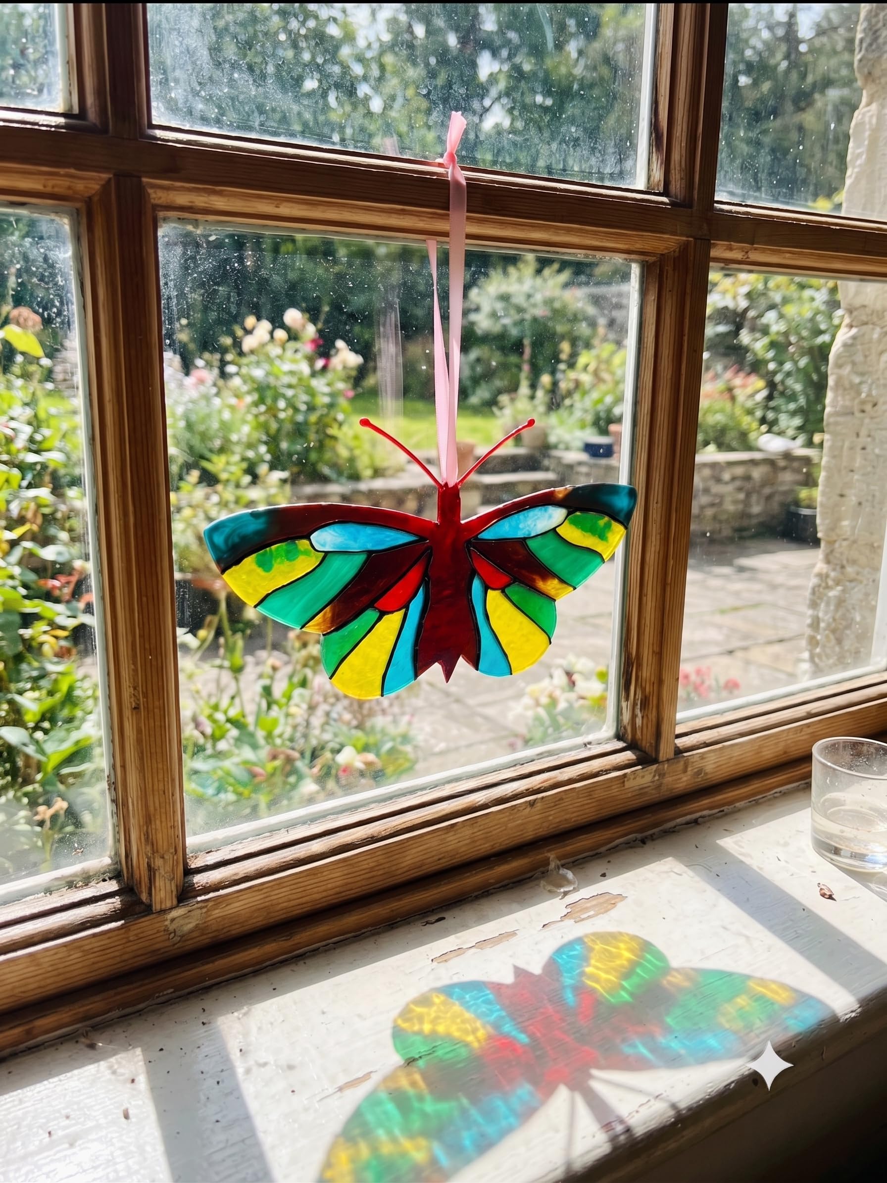 Butterfly Suncatcher Craft Kit | Window Hanging Decoration Craft for Kids, Adults & Beginners | Complete DIY Activity for Home Decor, Creative Return Gifts & Hobby Kit-image-39