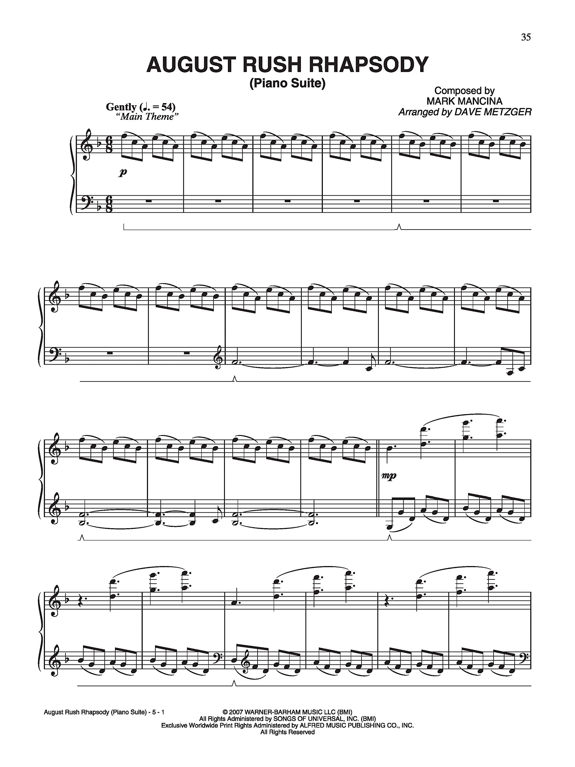 2000-2009 Best Movie Music: Piano/Vocal