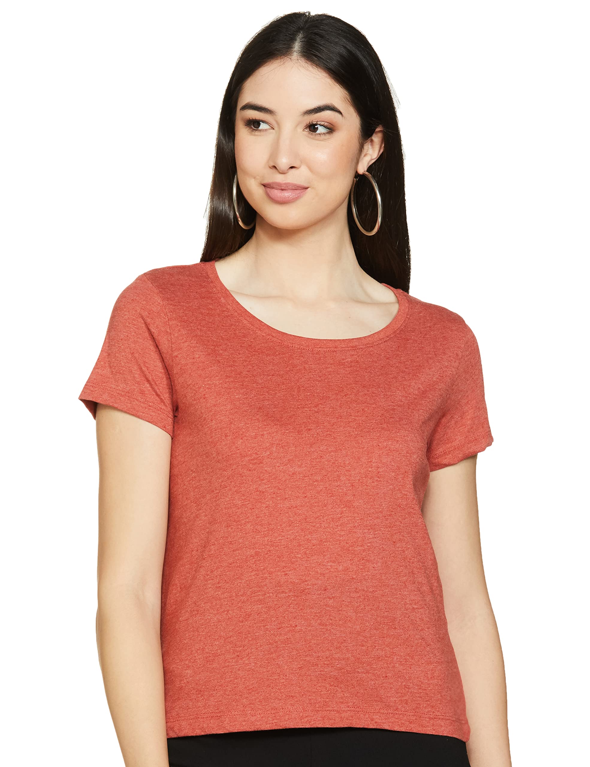 max Women's Cotton Solid Regular Fit T-Shirt-picture-23