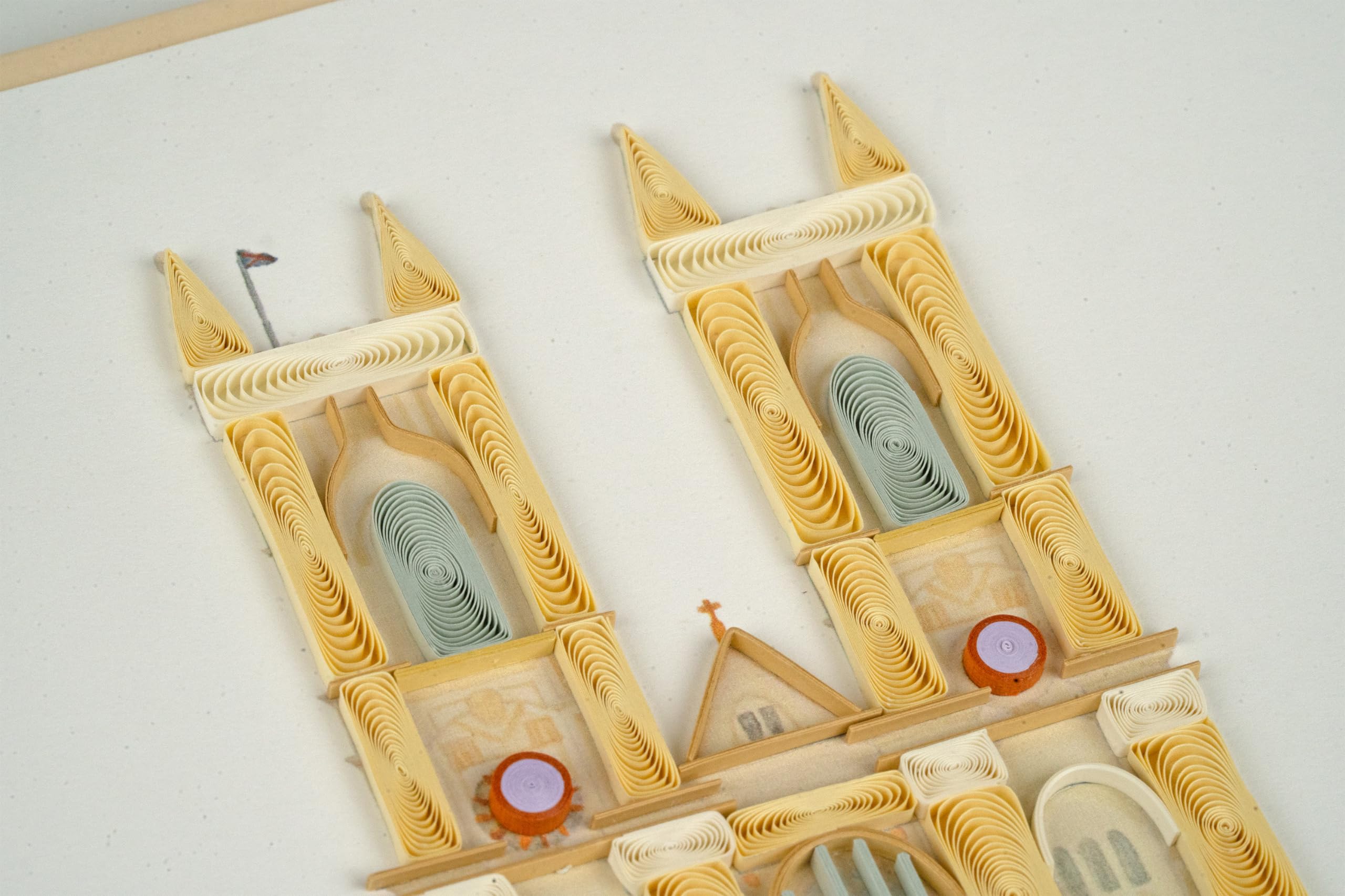 Quilling London Westminster Abbey Hand-Finished Art Greeting Card Frameable Art, Suitable for Framing in a Card Frame - Image 4