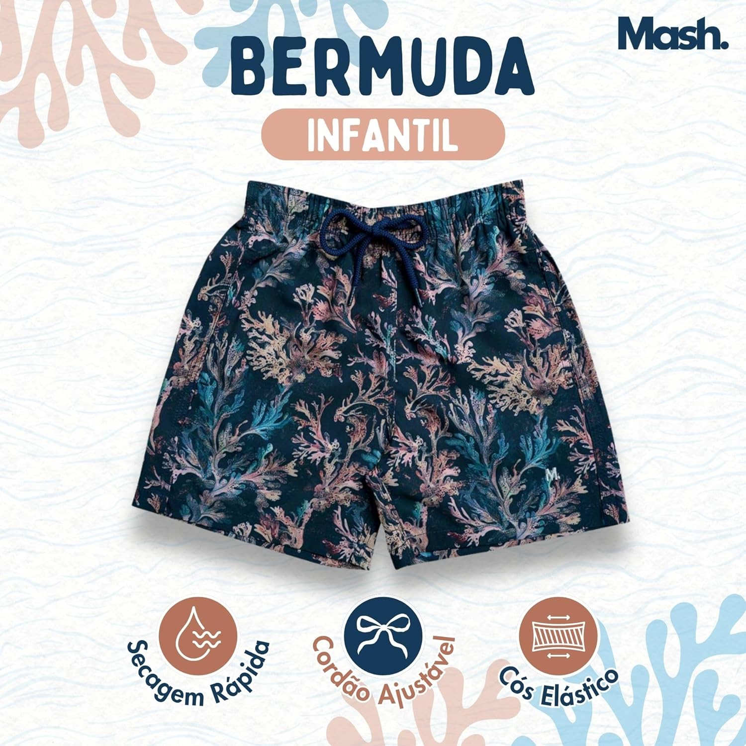 Bermuda INFANTIL Mash Short Praia Dryfast Coral Menino em promoção! Veja a oferta e mais achadinhos de Meninos 3 Hoje é o melhor dia para comprar Bermuda INFANTIL Mash Short Praia Dryfast Coral Menino com aquele preço maroto! Promoção! Aproveite a oferta! 3