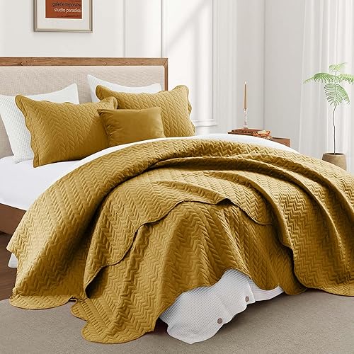 Vista 69 de IR Imperial Rooms Juego de ropa de cama Twin Quilt (68" x 86") – Paquete a granel de 10 al por mayor para hoteles, dormitorios de invitados y Beige