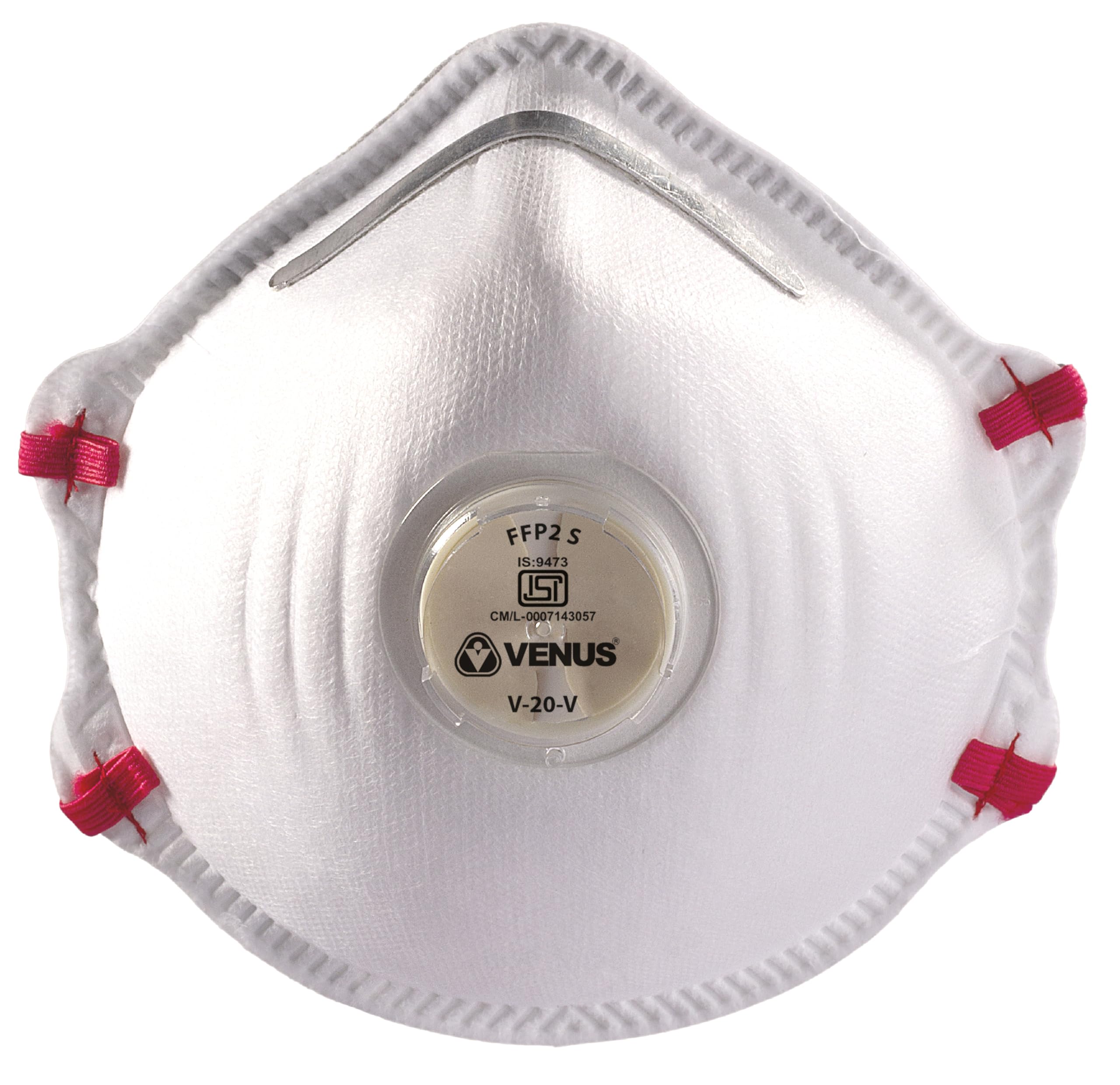 v∀v VENUS V-20 V FFP2 S Respirator with Stay Cool exhalation valve for