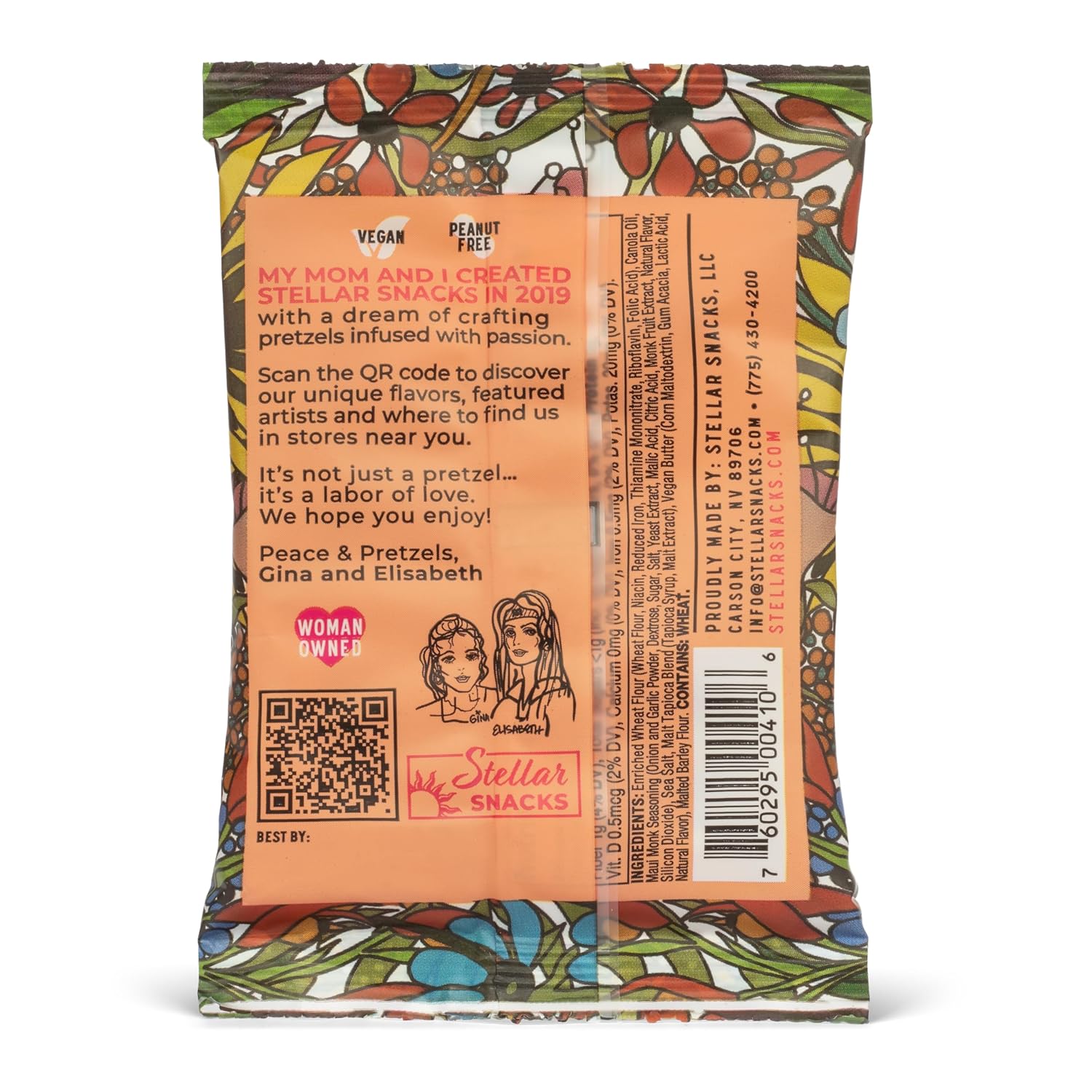 Stellar Snacks Mini Pretzel Braids, Maui Monk, 0.5 Ounce (Pack of 75) Vegan, Kosher, Non-GMO (0.5 Oz, Maui Monk)
