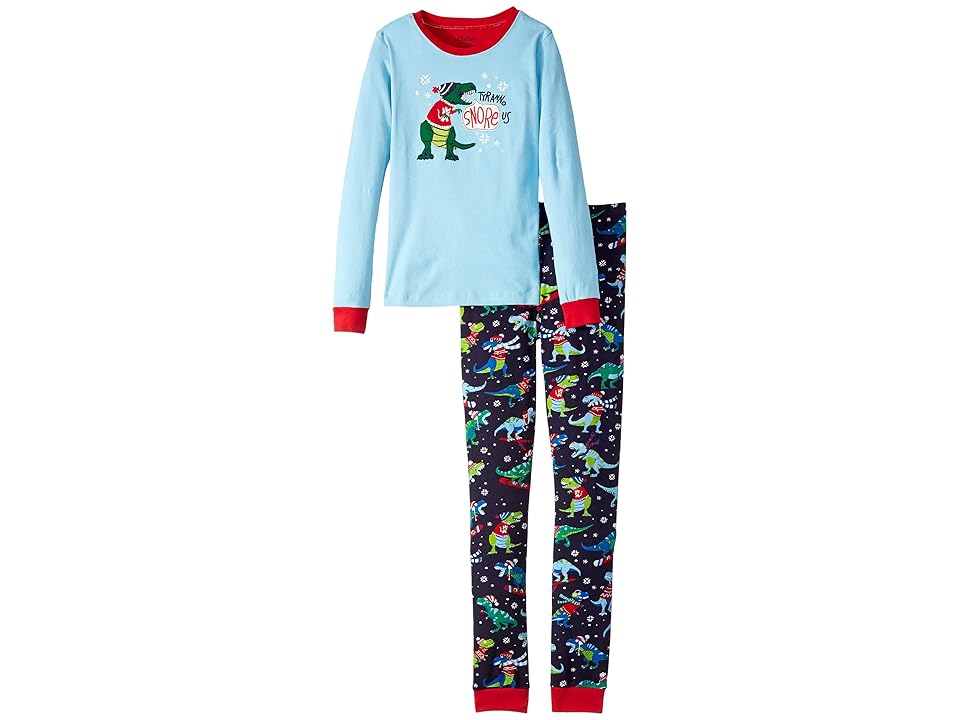 

Hatley Kids TyranoSnoreUs PJ Set (Toddler/Little Kids/Big Kids) (Blue) Boy's Pajama Sets
