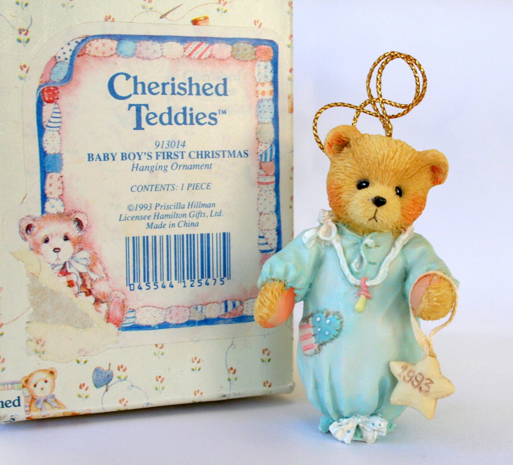 Amazon.com: Cherished Teddies Baby's First Christmas 913014 : Home