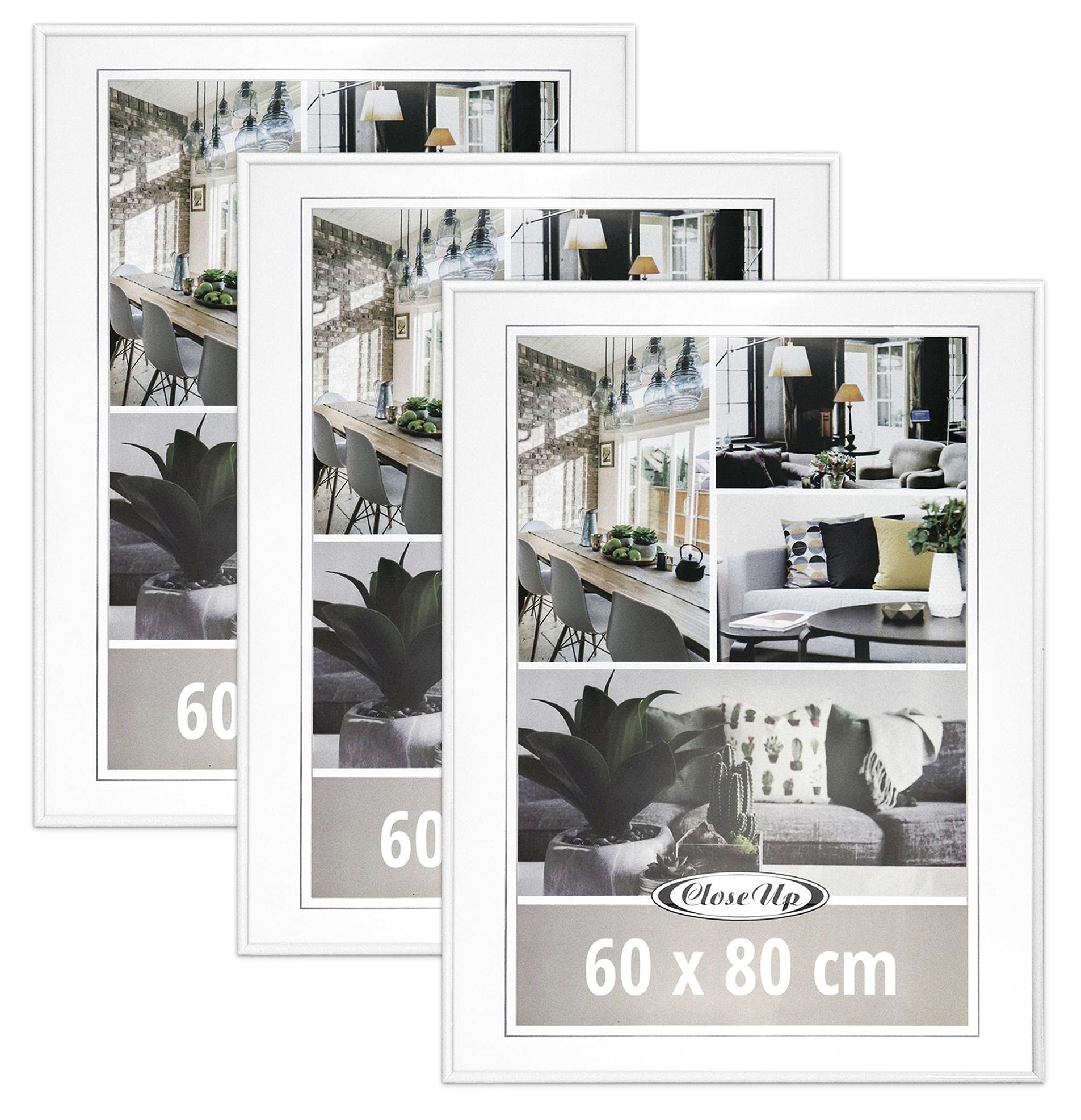 Cadres d'art pour impressions et posters 60x80 cadre mural format paysage ou portrait