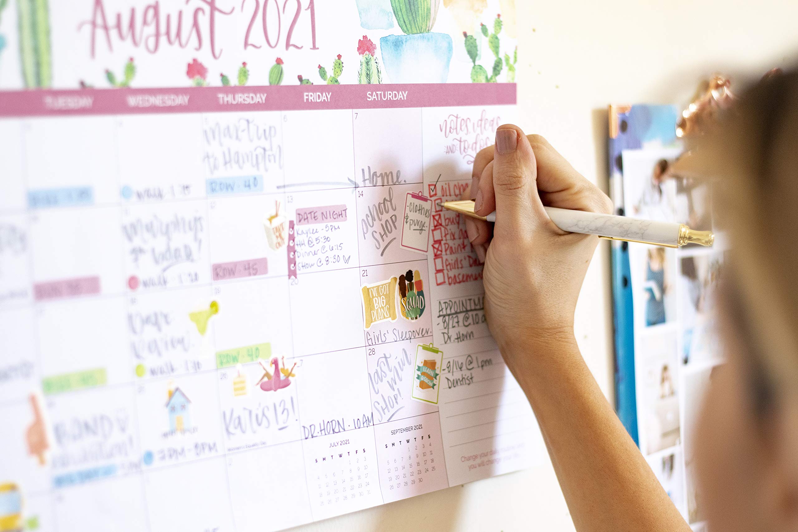 bloom daily planners 20212022 Academic Year Hanging Wall/Desk Monthly