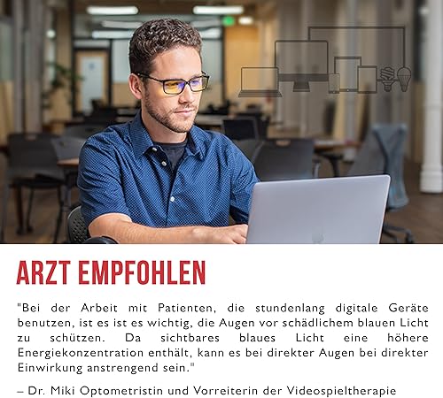 Miniatura 9 de Gunnar - Premium Glasses for Kids (Age 12+) - Blocks 65% Blue Light - Cruz