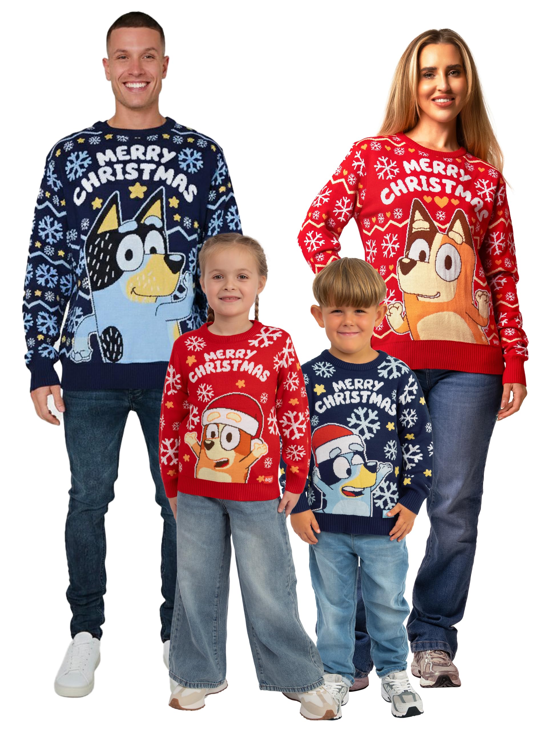 Bluey Women's Mum Jumper, Chilli Christmas Jumper For Christmas Jumpers, Xx Large